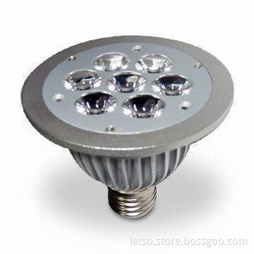 LED Spotlight Bulb with 100 to 240V Voltage, No UV and Flickering, Good for Eyes